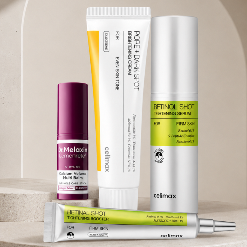 Total Kit Korean Glow MiKlōw – Rutina Antiedad Completa Coreana 4 Productos
