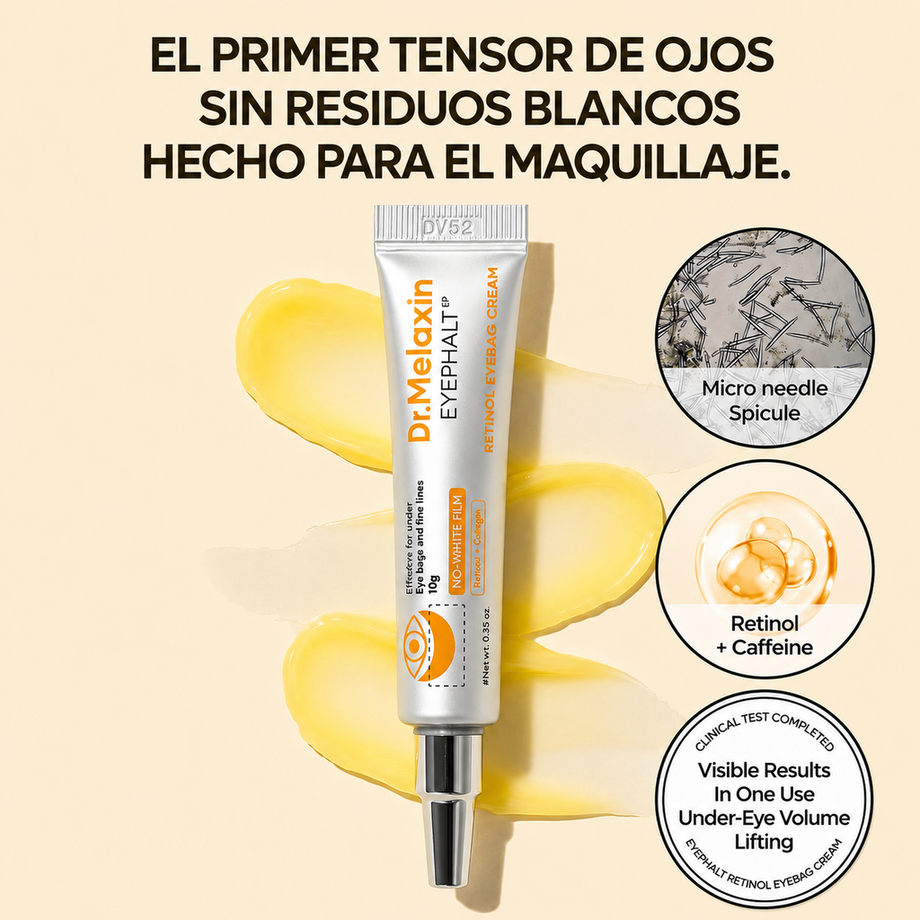 Dr. Melaxin Retinol Eyephalt Eyebag Cream 10g – Crema Reafirmante para Bolsas y Ojeras
