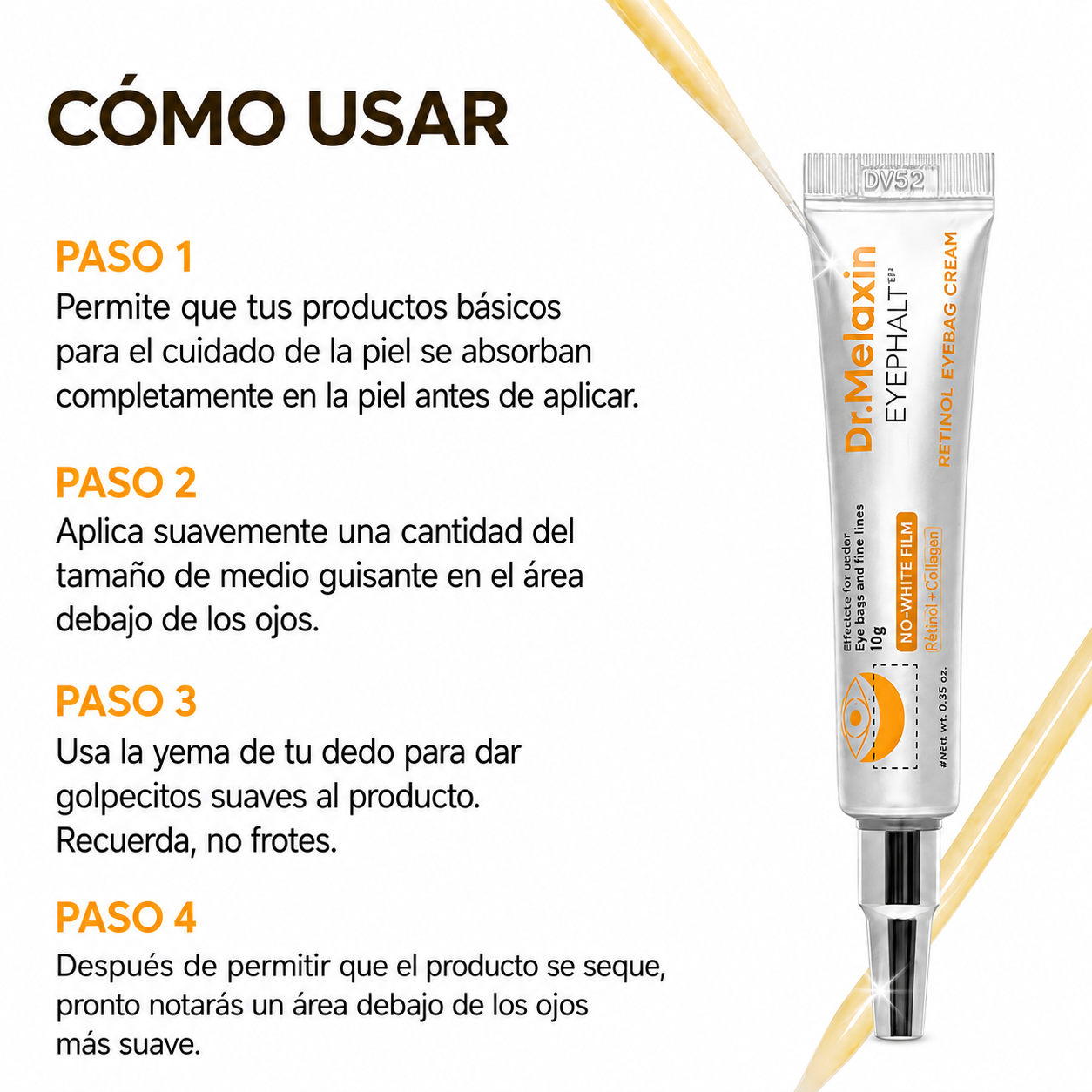Dr. Melaxin Retinol Eyephalt Eyebag Cream 10g – Crema Reafirmante para Bolsas y Ojeras