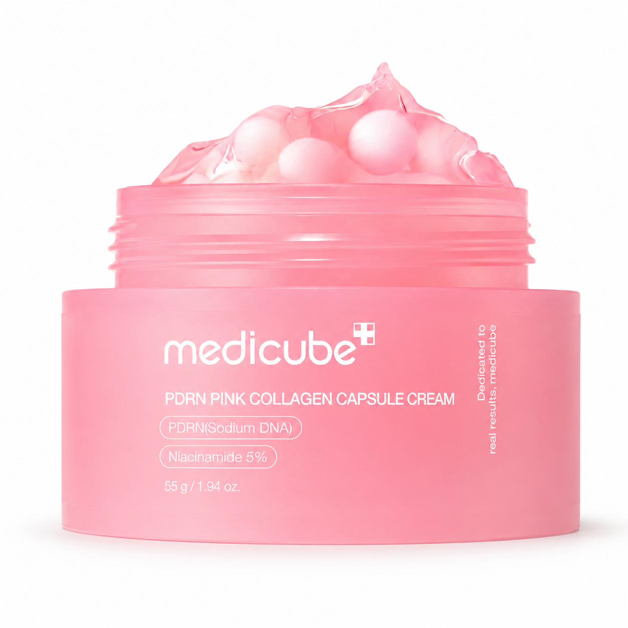 Medicube PDRN Pink Collagen Capsule Cream 55g – Crema Reafirmante con ADN de Salmón