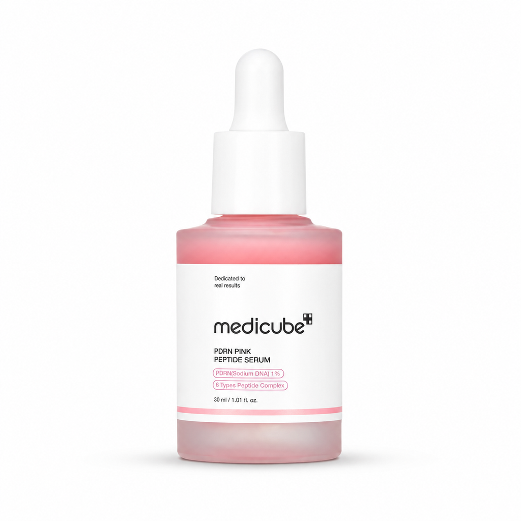 Medicube PDRN Pink Peptide Serum 30ml – Sérum Reafirmante con ADN de Salmón y Péptidos