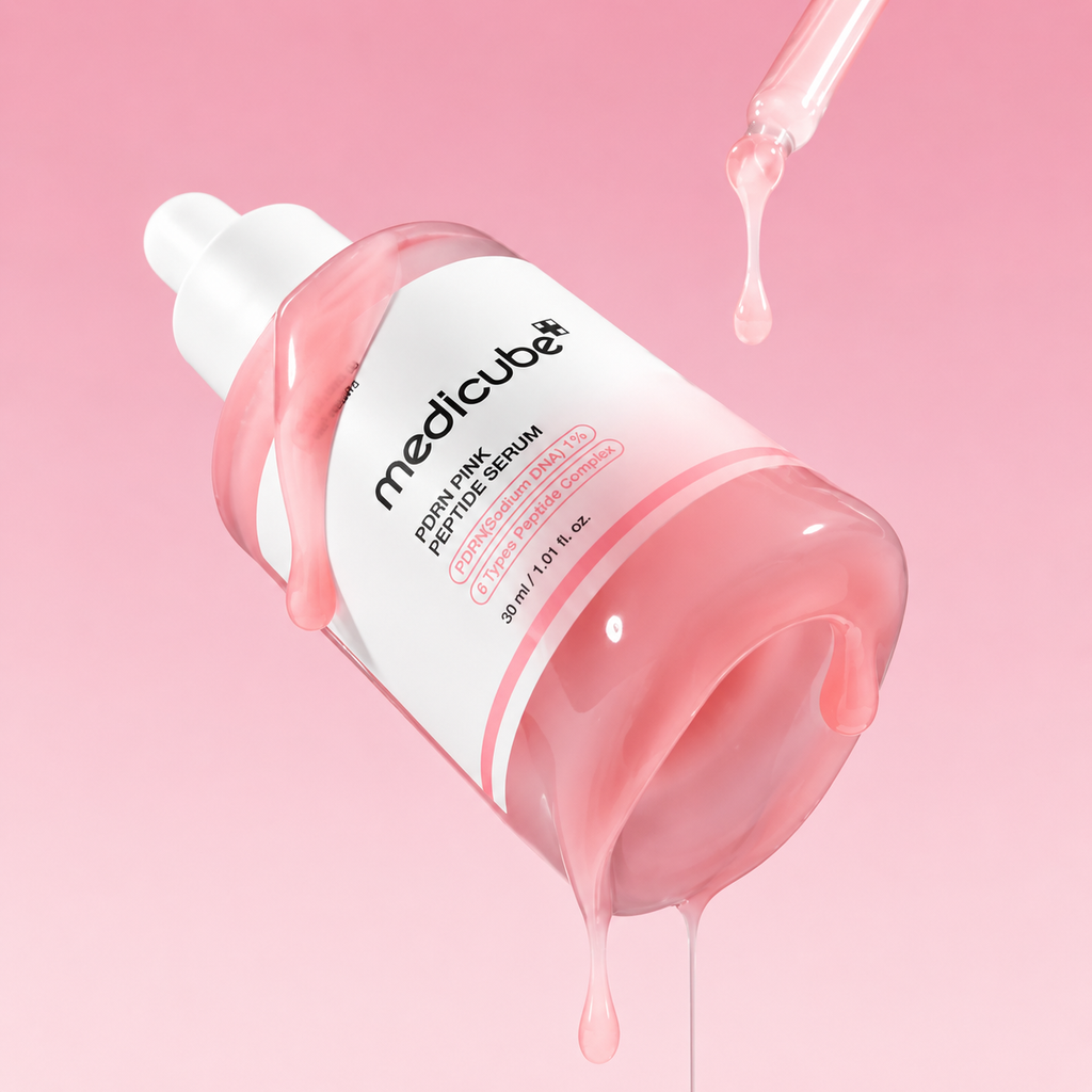 Medicube PDRN Pink Peptide Serum 30ml – Sérum Reafirmante con ADN de Salmón y Péptidos
