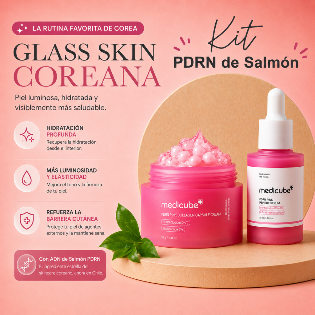 Kit PDRN de Salmón Medicube – Dúo Regenerador Intensivo para una Piel Más Firme y Luminosa